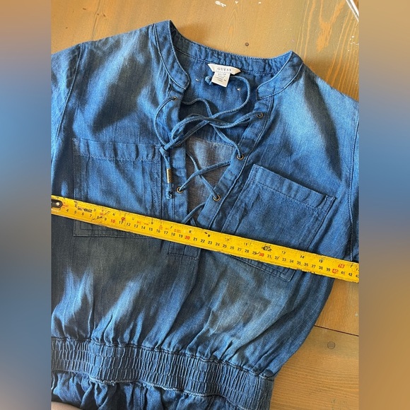 Guess Long Sleeve Denim Dress Size XS - Picture 9 of 9
